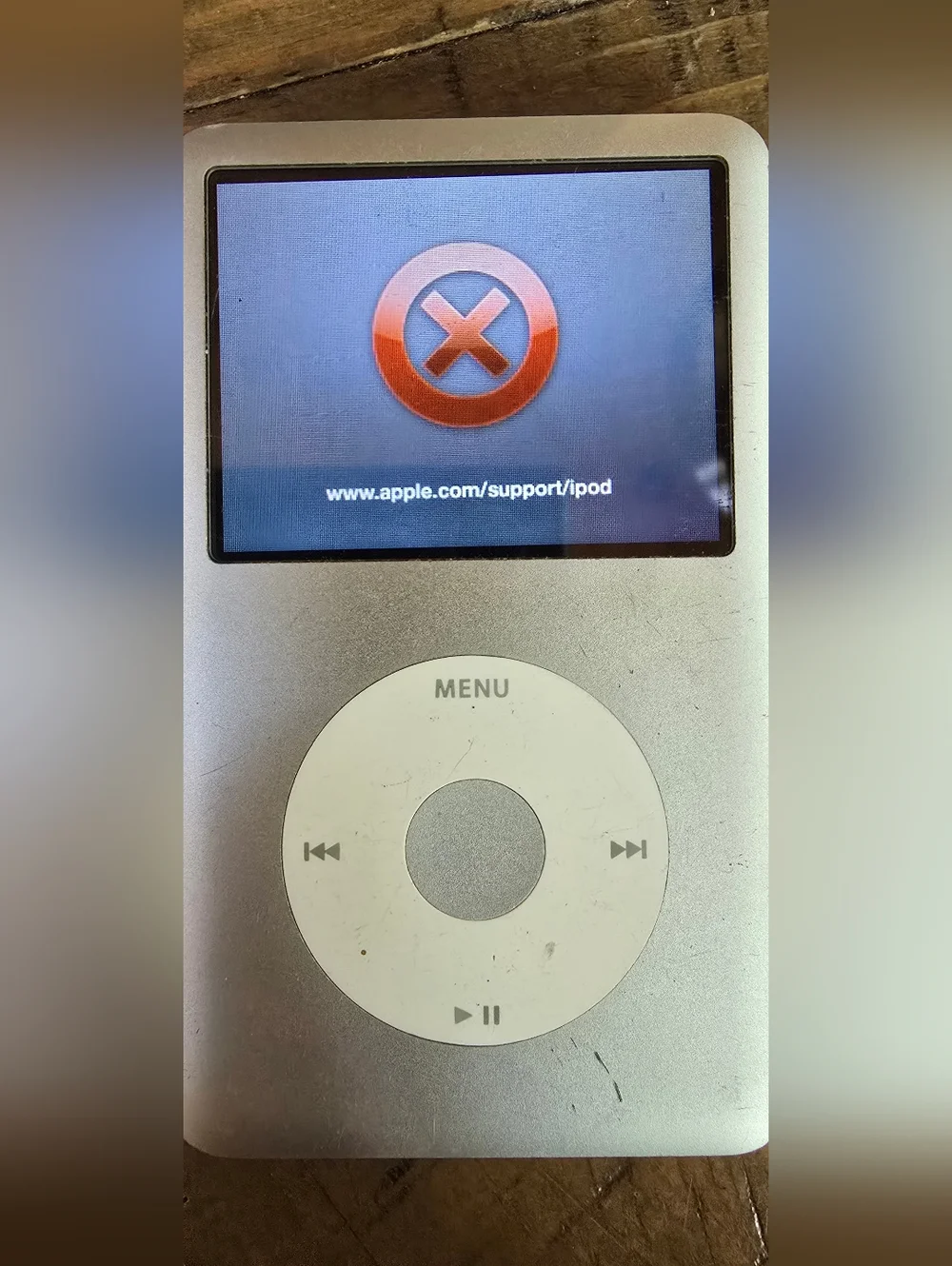 160GB iPod Classic 7th generation Apple Mp3 Good Battery, Parts Only Hard drive